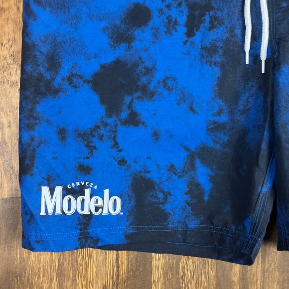 Modelo Mens Shorts Blue Elastic Board Especial Espiritu Luchador Swim Surf XL - Picture 4 of 16